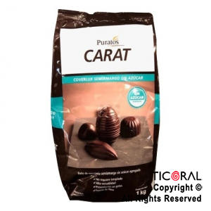 CARAT COVERLUX GOTAS SEMI AMARGO SIN AZUCAR X 800gr